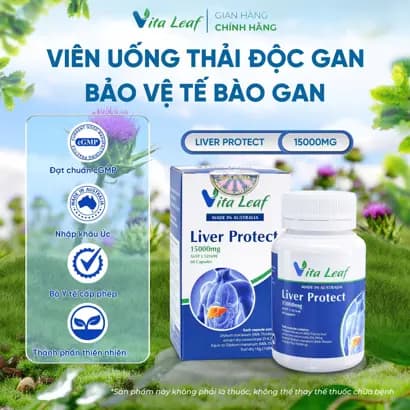 Viên uống Liver Protect 15000mg – Bảo vệ và duy trì chức năng gan (60 viên)