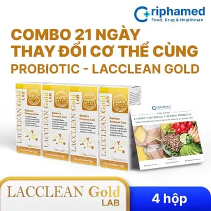 Combo 21 ngày thay đổi cơ thể bằng Probiotic - LACCLEAN GOLD