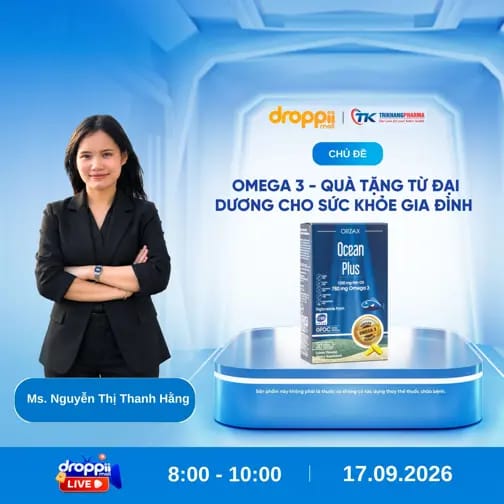 📢 Omega-3 – Quà Tặng Từ Đại Dương Cho Sức Khỏe Gia Đình
